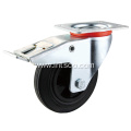 Brake Industrial Plastic Core Rubber Casters